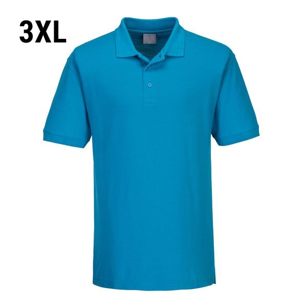 (5 pièces) Polo pour homme - Bleu d'eau - Taille : 3XL