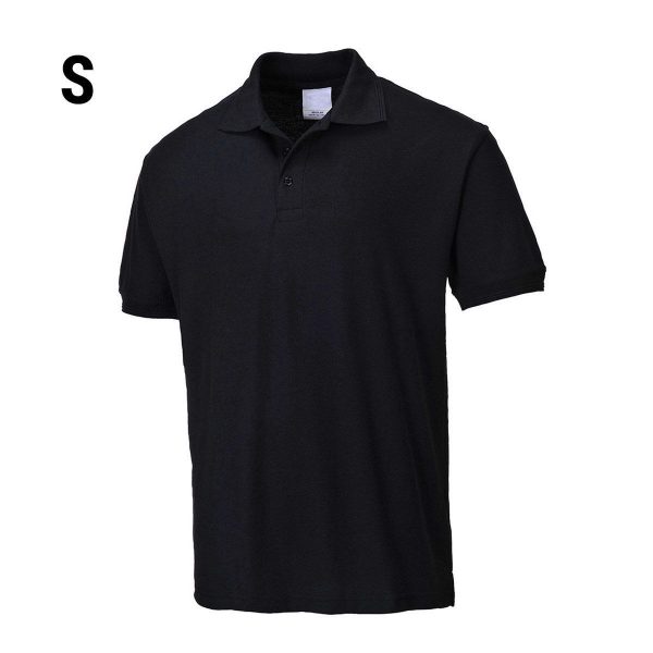 (5 pièces) Polo pour homme - Noir - Taille : S