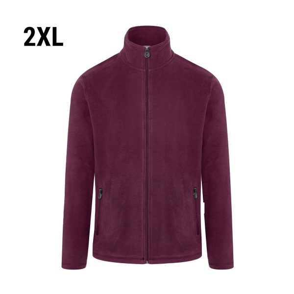 KARLOWSKY | Veste polaire de travail homme Warm-Up - Aubergine - Taille : 2XL