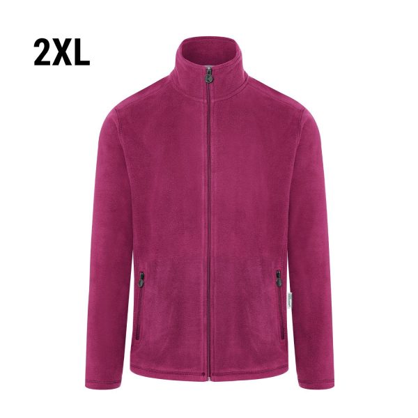 KARLOWSKY | Veste polaire de travail homme Warm-Up - Fuchsia - Taille : 2XL