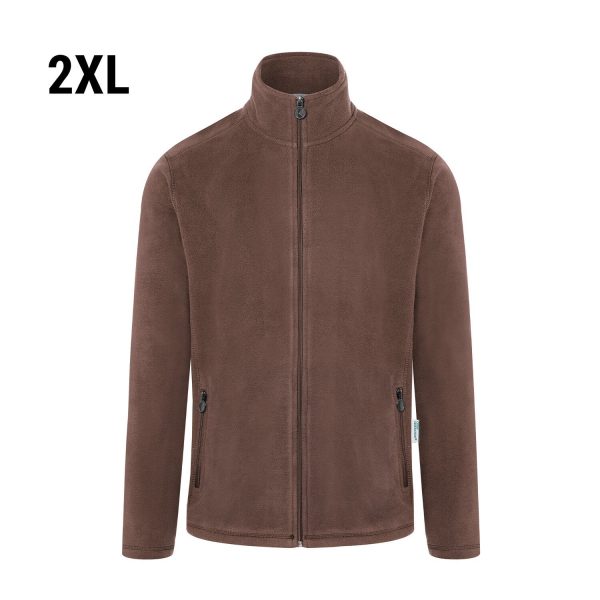 KARLOWSKY | Veste polaire de travail homme Warm-Up - Marron clair - Taille : 2XL