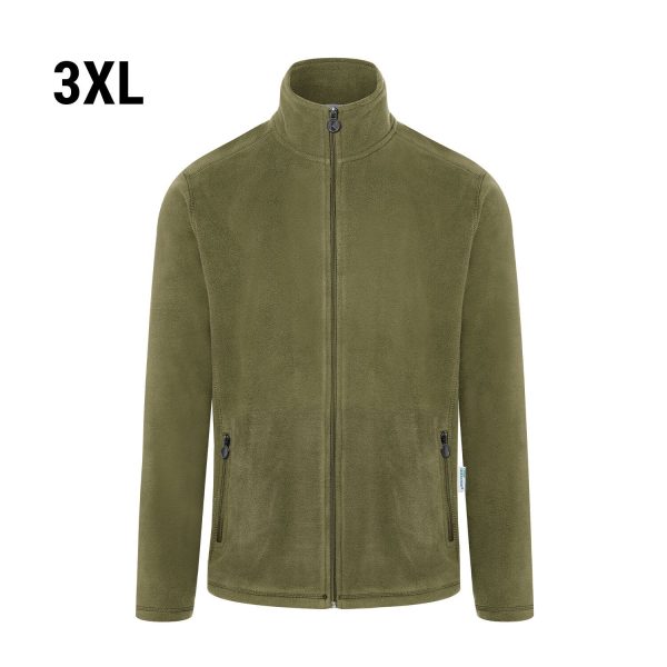 KARLOWSKY | Veste polaire de travail homme Warm-Up - Vert mousse - Taille : 3XL