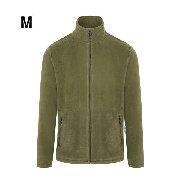 KARLOWSKY | Veste polaire de travail homme Warm-Up - Vert mousse - Taille : M