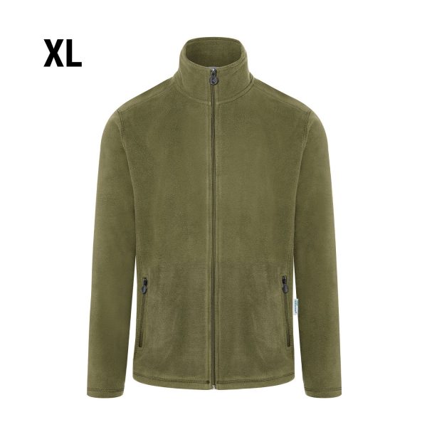 KARLOWSKY | Veste polaire de travail homme Warm-Up - Vert mousse - Taille : S