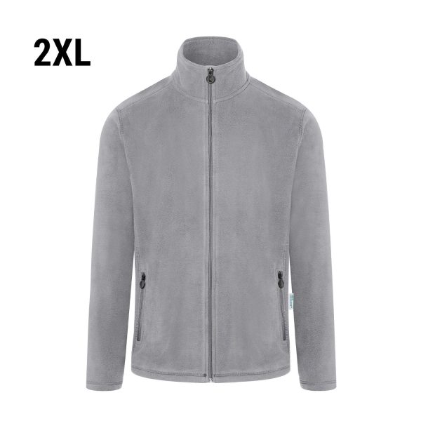 KARLOWSKY | Veste polaire de travail homme Warm-Up - Gris Platine - Taille : 2XL