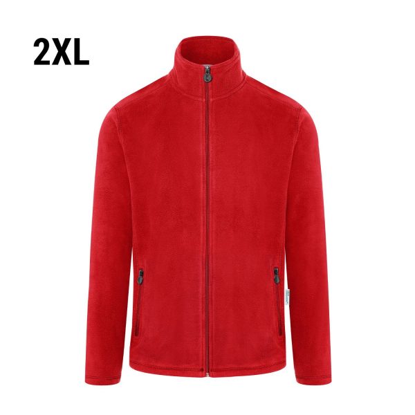 KARLOWSKY | Veste polaire de travail homme Warm-Up - Rouge - Taille : 2XL