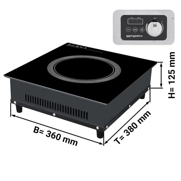 Cuisinière à induction - 3,5 kW - Encastrable