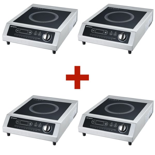 4 pièces) cuisinière à induction - 3,5 kW