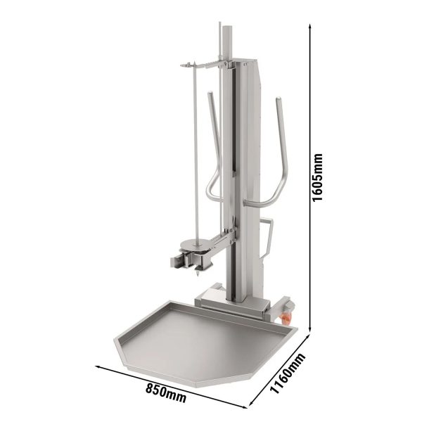 Lève-kebab pour diverses broches à kebab - charge maximale : 350 kg