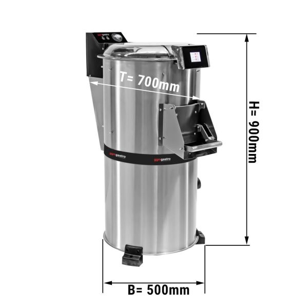 Éplucheur de pommes de terre électrique - 200 kg/h - 550 Watt - 380 Volt - 900rpm