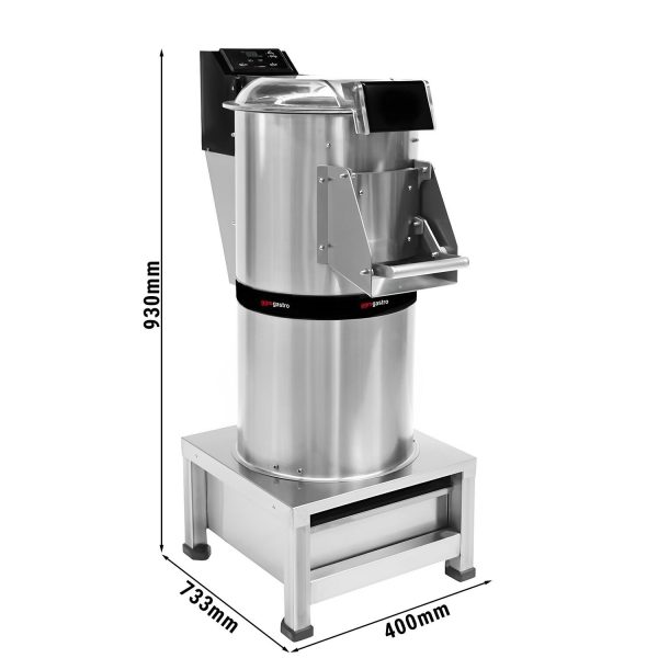 Éplucheur de pommes de terre électrique avec filtre - 200 kg/h - 550 Watt - 380 Volt