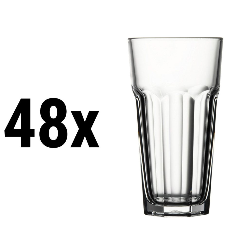 (48 pièces) Verre à long drink - CASABLANCA - 365 ml - revêtement antimicrobien