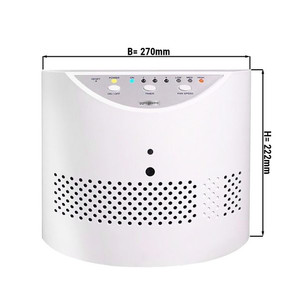 Purificateur d'air - 3 niveaux de puissance - avec minuterie et télécommande - env. 28 m².