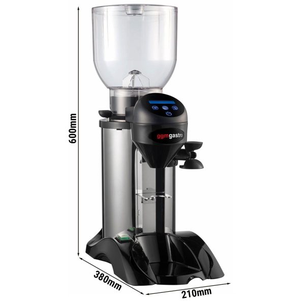 Moulin à café - Corps en acier inoxydable - 2kg - 356 Watt - 77dB