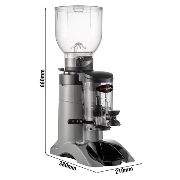 Moulin à café - Gris - 2kg - 400 Watts - 63 dB