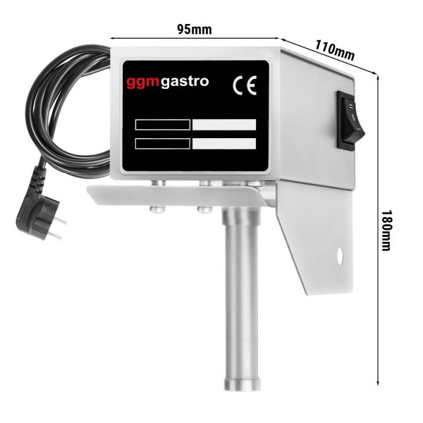 Moteur de rotation - en haut - pour grille de kebab