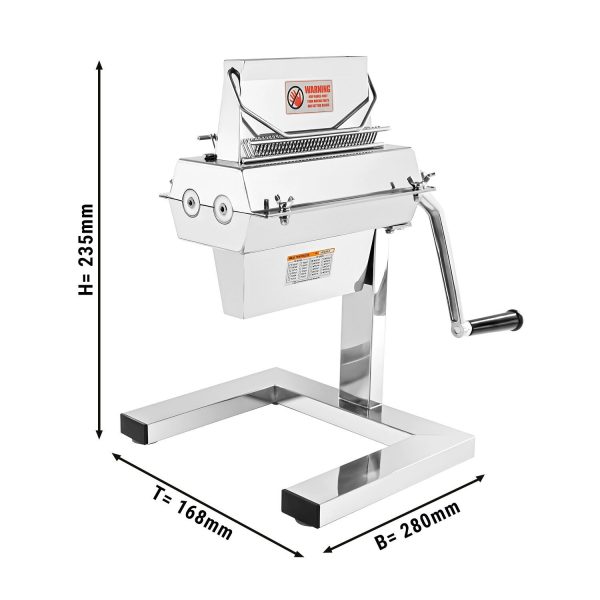 Attendrisseur de viande manuel - Largeur de coupe max. 125 mm