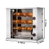 Mini-gril à poulet électrique - 6,6kW - avec 3 broches pour jusqu'à 9 poulets