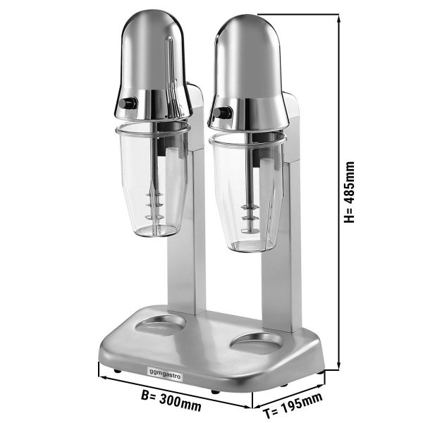 Mixeur plongeant PREMIUM - avec 2 agitateurs - 2x550ml - 2x100 Watt