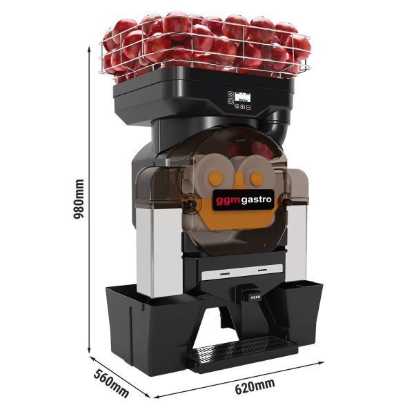 Extracteur de jus de fruits électrique - Noir - Bouton Push & Juice - Alimentation automatique en fruits