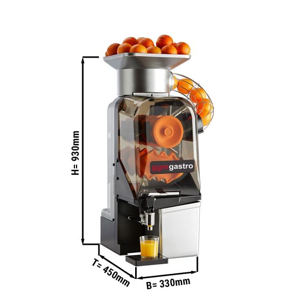 Presse-oranges électrique - Argent - Alimentation automatique en fruits - Robinet de vidange réglable inclus