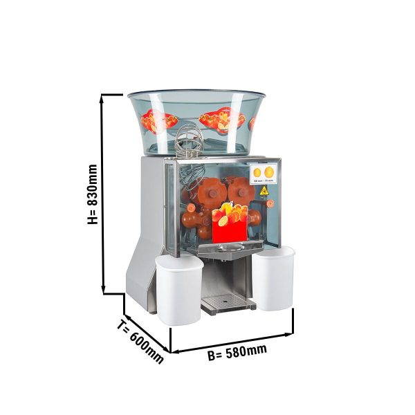 Presse oranges - Alimentation d'oranges automatique