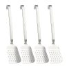 Spatule monobloc percée inox pour Casserole/Rôti - Lot de 4 pièces