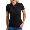 (5 pièces) polo FEMME - noir - taille: XL