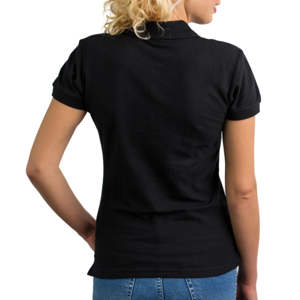 5 pièces) polo FEMME - noir - taille: XL