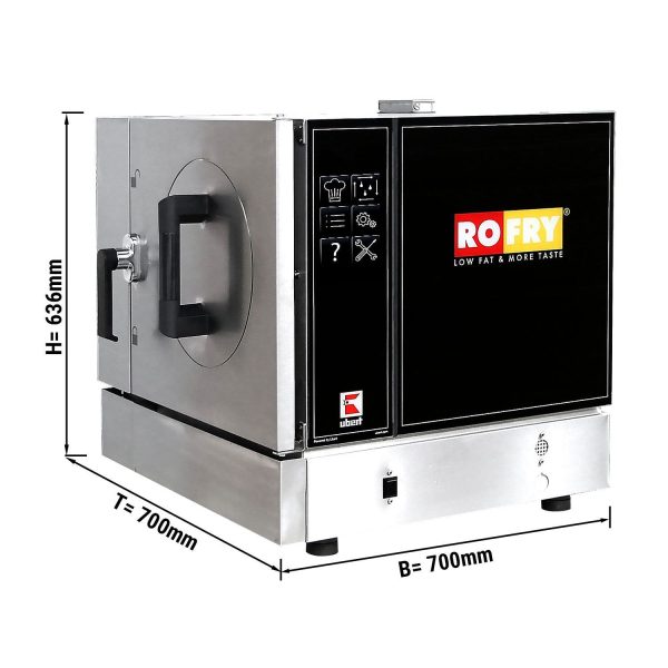 UBERT | RoFry Friteuse à air chaud - 15,5 kW - Chargement à gauche