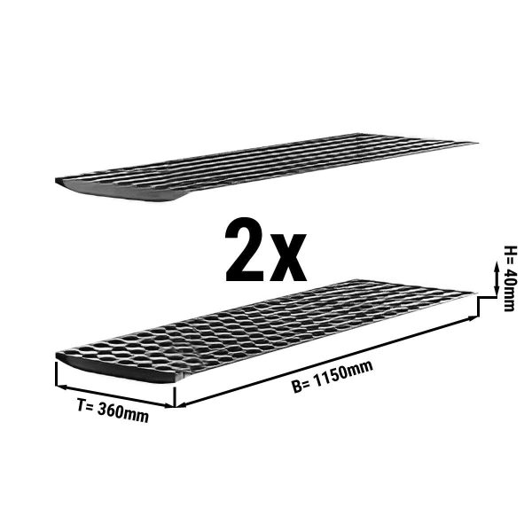 (2 Pièces) Clayette pour rayonnage - 1,15 m