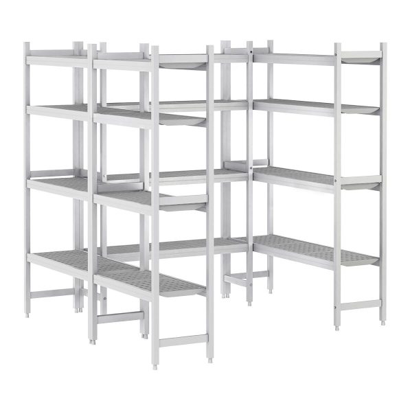 Etagère en aluminium - Forme en U - Profondeur : 460 mm