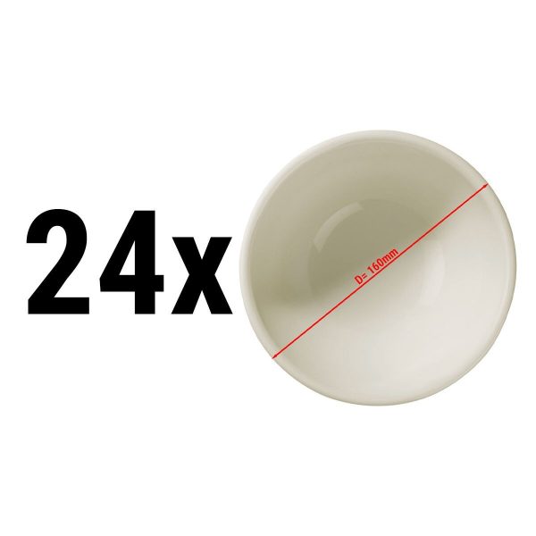 (24 pièces) TEOS - Bol/assiette à soupe - Ø 16 cm