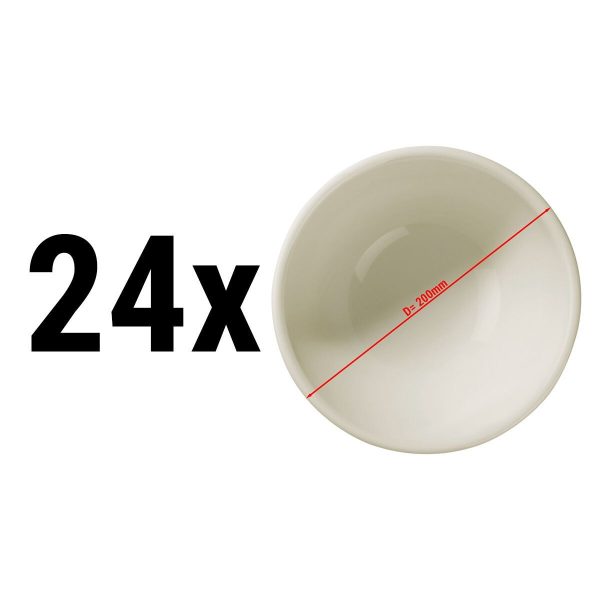 (24 pièces) TEOS - Bol/assiette à soupe - Ø 20 cm