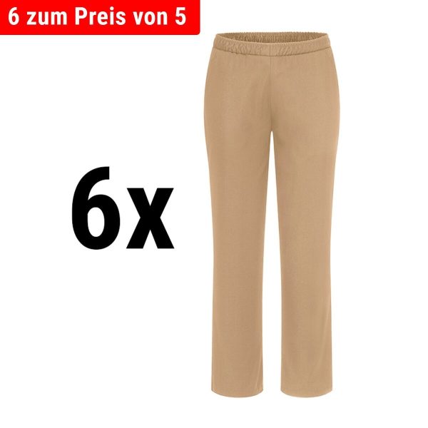 (6 pièces) KARLOWSKY | Pantalon à enfiler Kaspar - Sahara - Taille : 3XL