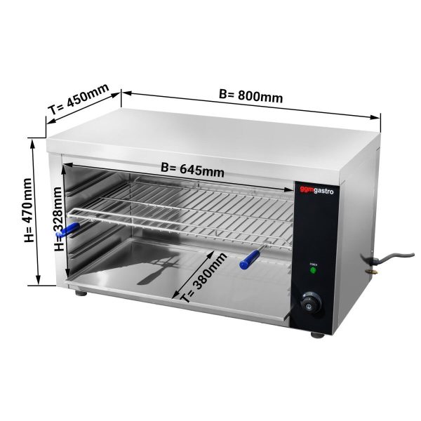 Four électrique Pita / Salamandre KOMPAKT - 3,6 KW - 220 Volt