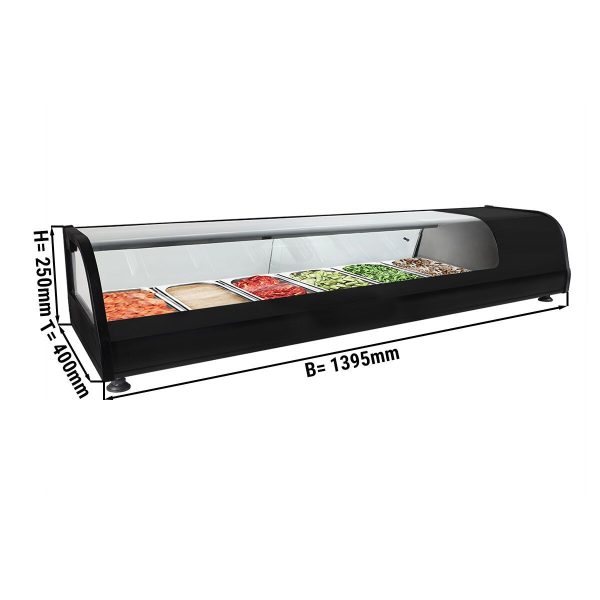 Vitrine réfrigérée pour tapas PREMIUM - 6x GN 1/3