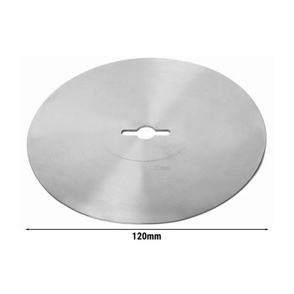 Couteau rond - Ø 120 mm - lisse - pour coupeuse de kebab