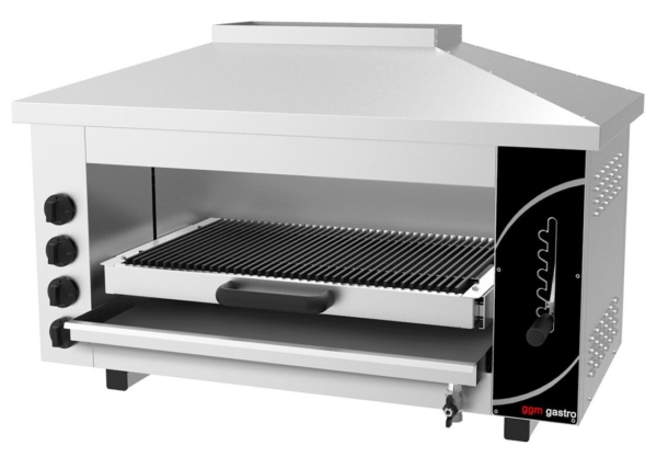 Four à gaz Pita/ Salamandre PRO - 13,2 kW - Bain-marie