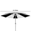 Tissu - pour parasol - Ø270 cm - sans éclairage LED