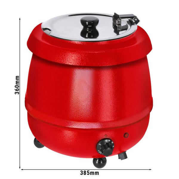 Chauffe-soupe - 9 litres - Rouge