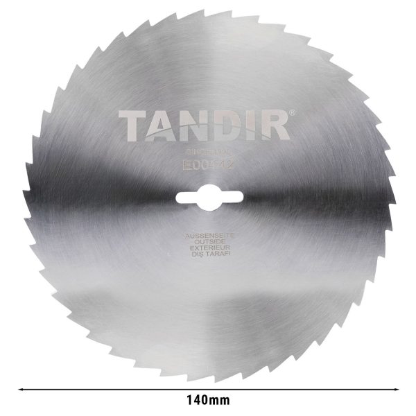 TANDIR® | Couteau de coupe - Ø140mm - dentelé