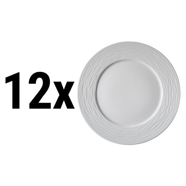 (12 pièces) SEA WAVE - Assiette plate - Ø 18 cm