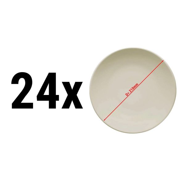 (24 pièces) TEOS - Assiette plate - Ø 21 cm