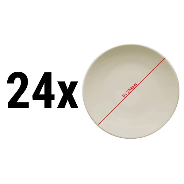 (24 pièces) TEOS - Assiette plate - Ø 27 cm