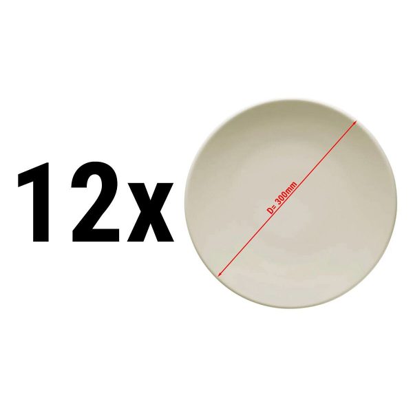 (12 pièces) TEOS - Assiette Plat - Ø 30 cm