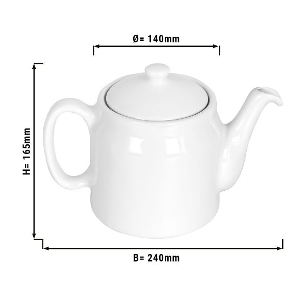 Théière en Porcelaine - 1,2 litre