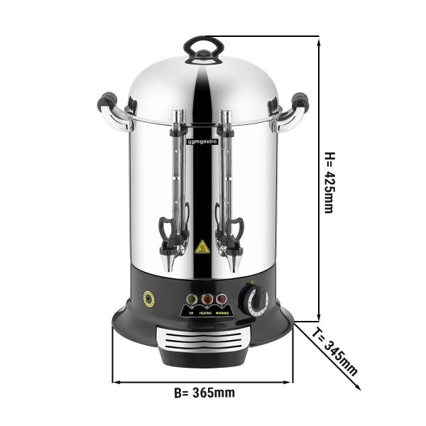 Machine à thé inox - 12 litres