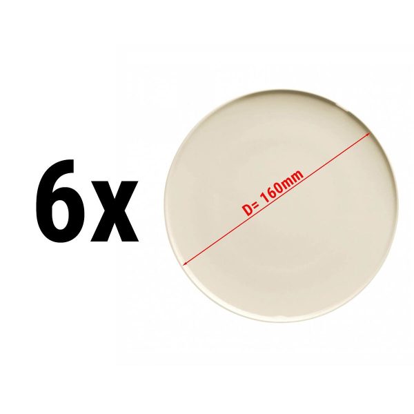 (6 pièces) CHEF TASTE OF - Assiette/plateau plat - Ø 16 cm