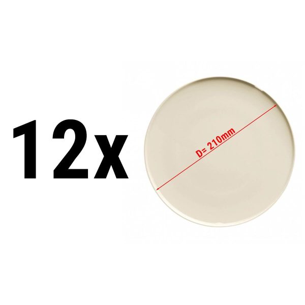 (12 pièces) CHEF TASTE OF - Assiette/plateau plat - Ø 21 cm